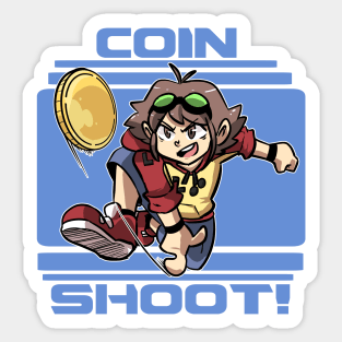 Coin Shoot! Sticker